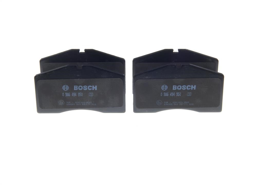 Bosch 0 986 494 950 Brake Pad Set, disc brake 0986494950