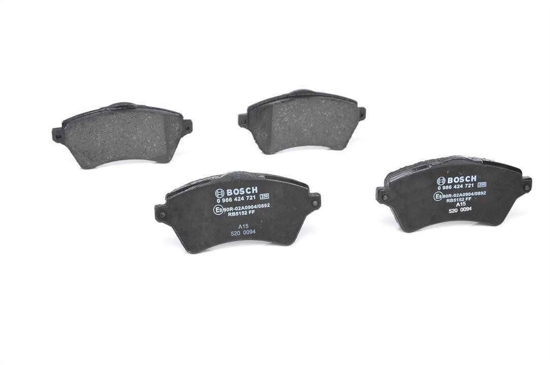 Brake pad set Bosch 0 986 424 721