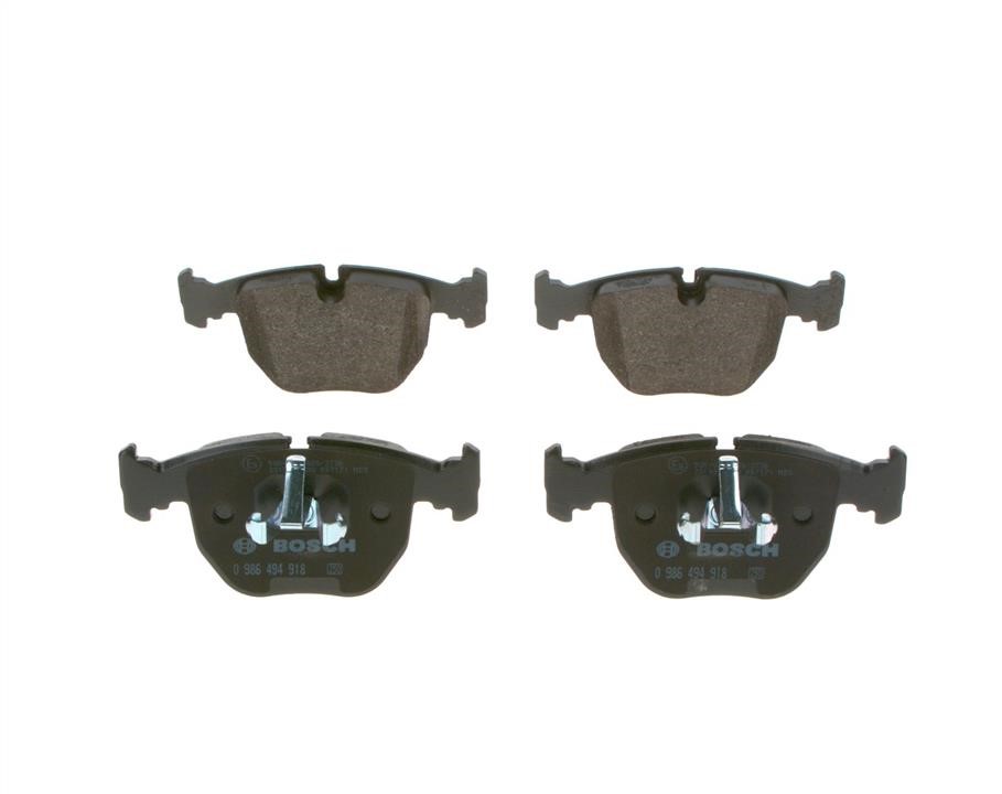 Disc brake pad set Rolls-Royce: 0986494918 Bosch Brake pad set