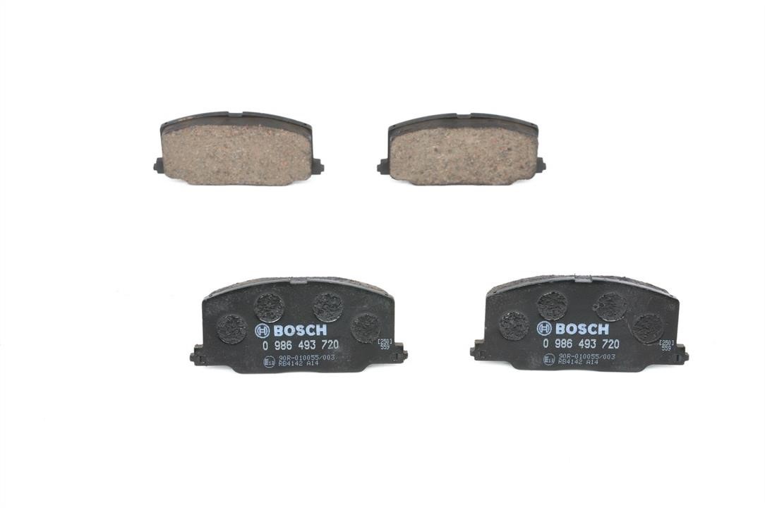 Bosch 0 986 493 720 Brake Pad Set, disc brake 0986493720