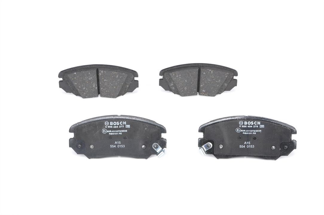 Bosch 0 986 494 279 Brake Pad Set, disc brake 0986494279