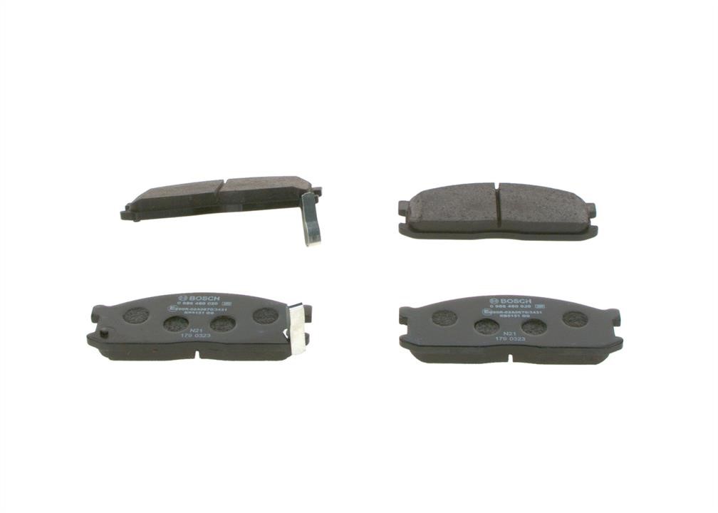 Bosch 0 986 460 020 Brake Pad Set, disc brake 0986460020