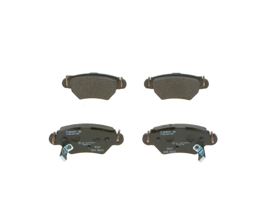 Bosch 0 986 495 250 Brake Pad Set, disc brake 0986495250