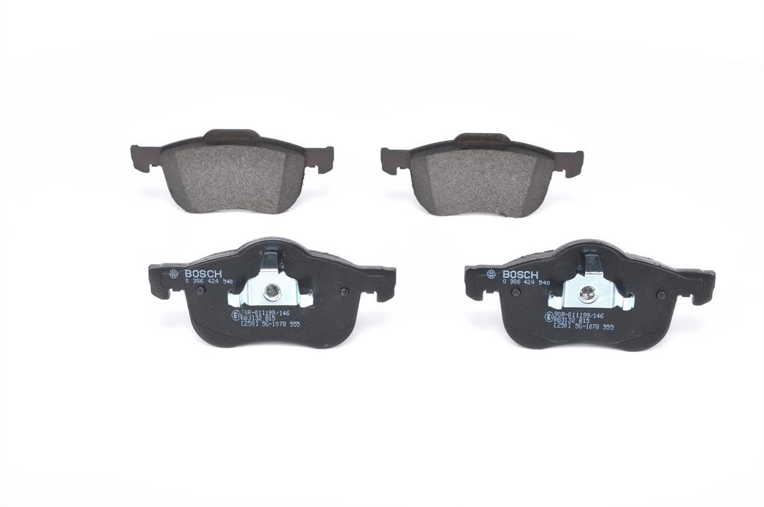 Bosch 0 986 424 540 Brake Pad Set, disc brake 0986424540