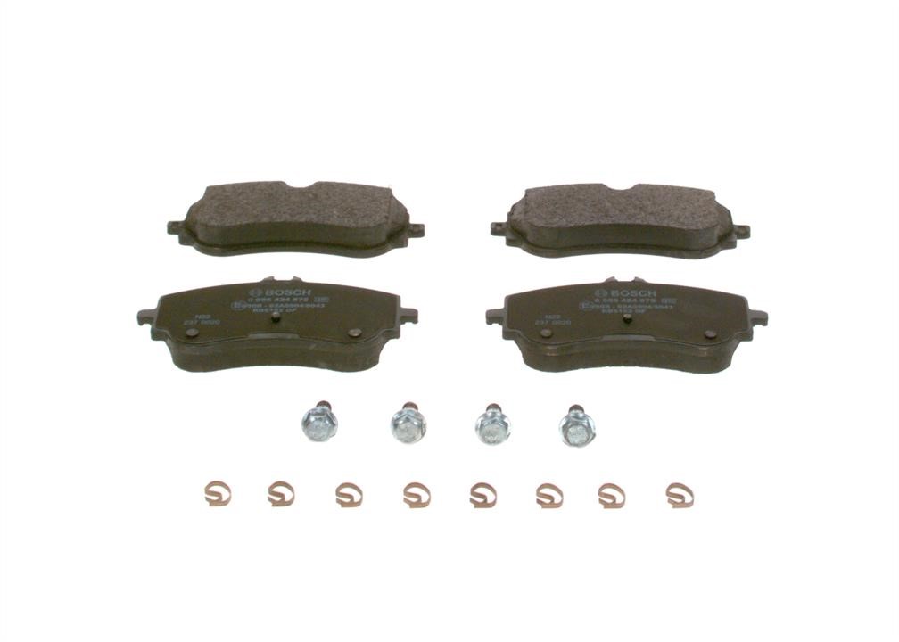 Bosch 0 986 424 875 Brake Pad Set, disc brake 0986424875