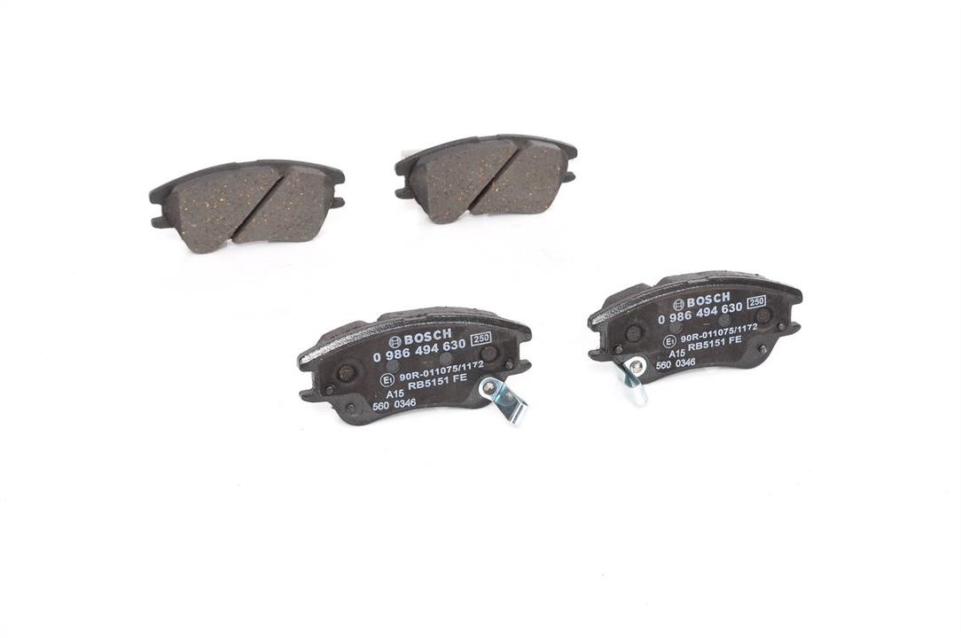 Brake Pad Set, disc brake Bosch 0 986 494 630