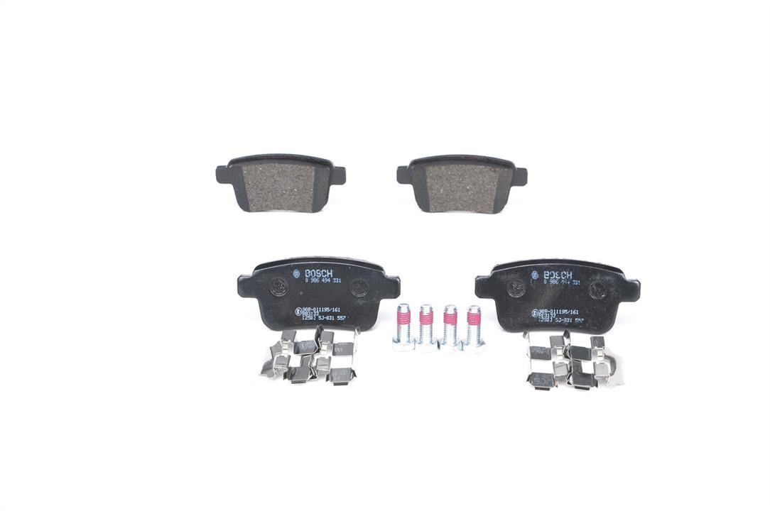 Bosch 0 986 494 331 Brake Pad Set, disc brake 0986494331