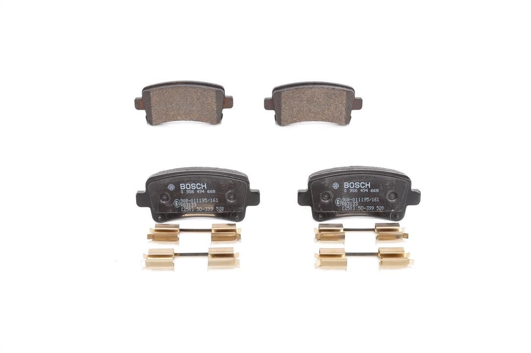 Bosch 0 986 494 668 Brake Pad Set, disc brake 0986494668