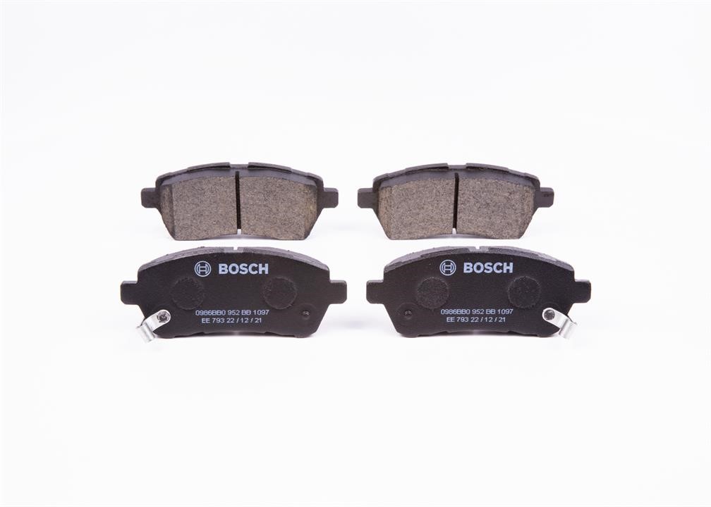 Bosch 0 986 BB0 952 Brake Pad Set, disc brake 0986BB0952
