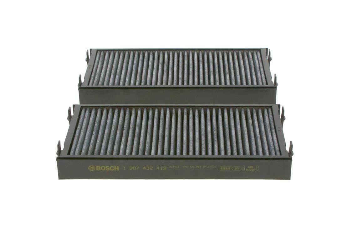 Cabin filter with activated carbon Bosch 1 987 432 419