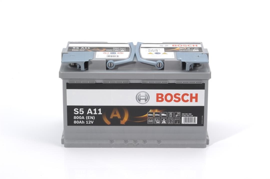 Bosch 0 092 S5A 110 Battery Bosch 12V 80Ah 800A(EN) R+ Start&Stop 0092S5A110