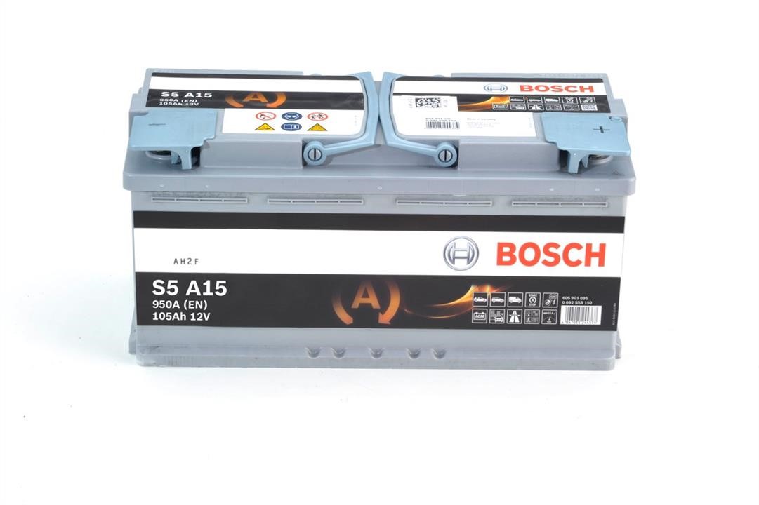 Bosch 0 092 S5A 150 Battery Bosch 12V 105Ah 950A(EN) R+ Start&Stop 0092S5A150