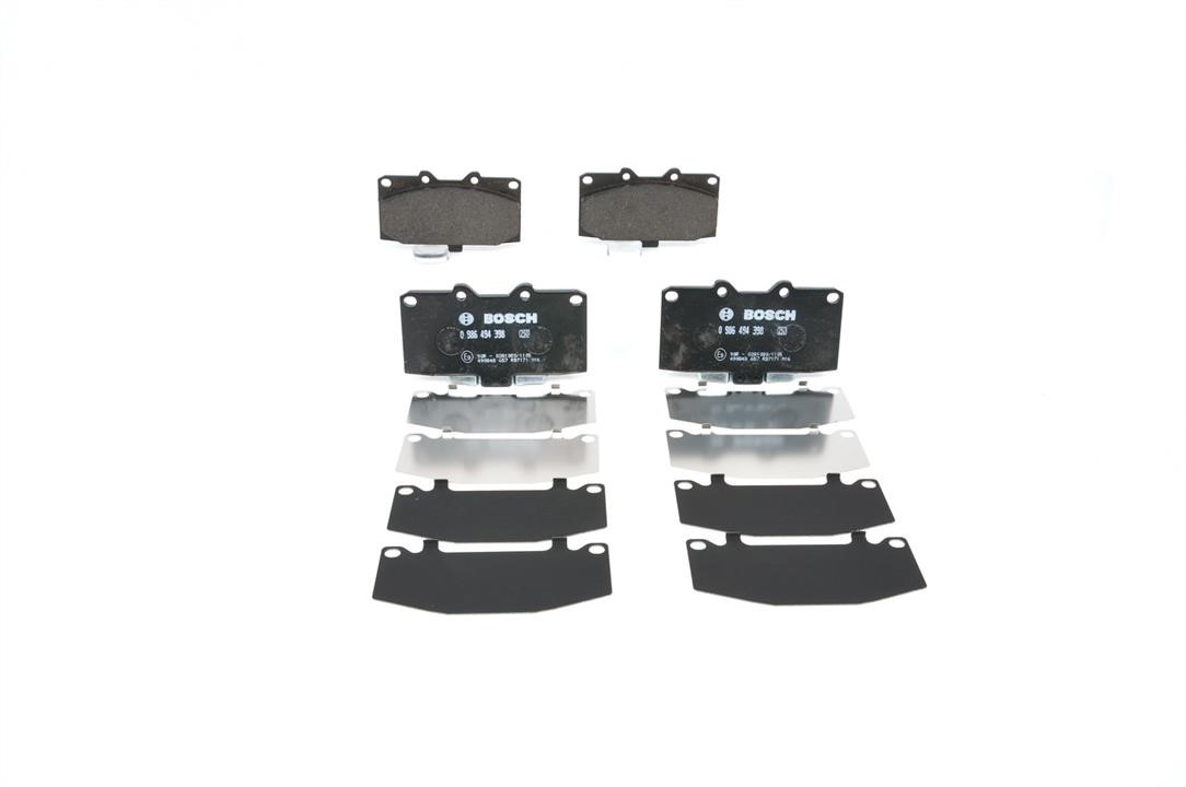 Bosch 0 986 494 398 Brake Pad Set, disc brake 0986494398