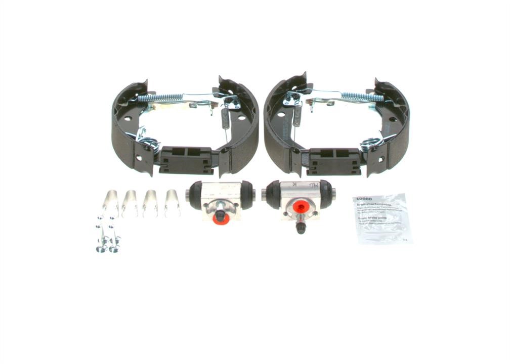 Brake shoe kit Mercedes: 0204114591 Bosch Brake shoe set