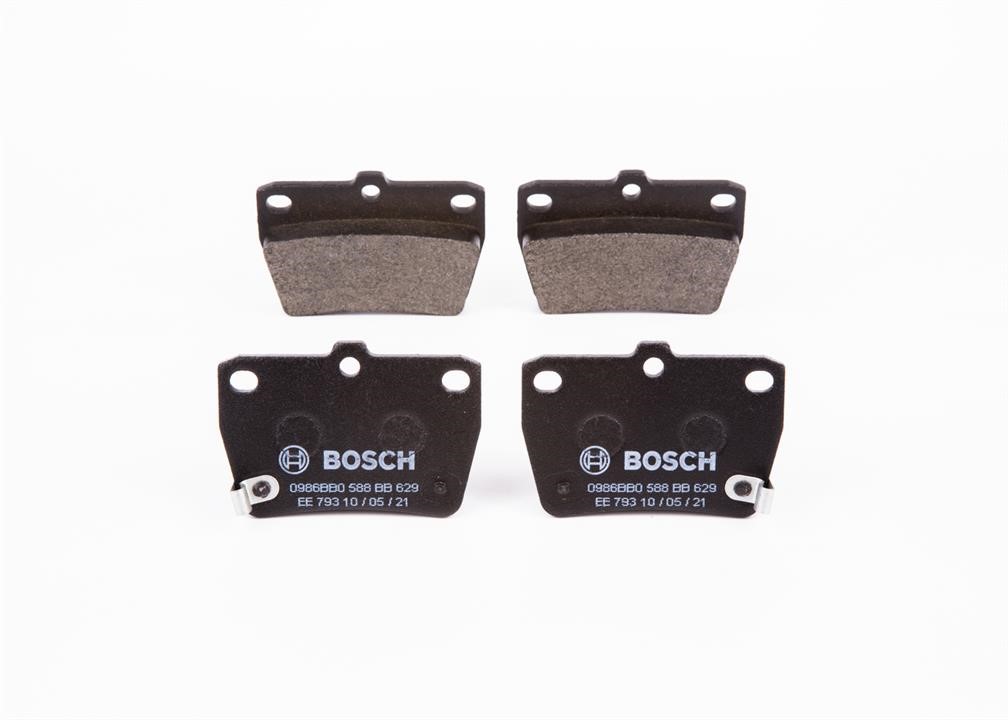 Bosch 0 986 BB0 588 Brake Pad Set, disc brake 0986BB0588