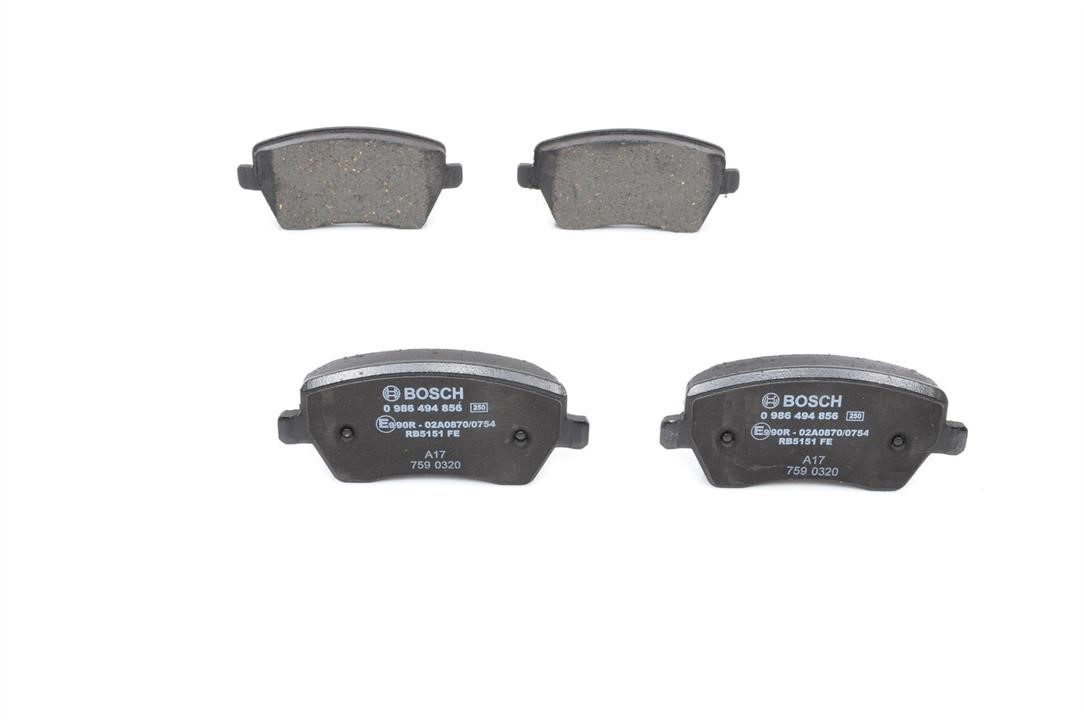 Bosch 0 986 494 856 Brake Pad Set, disc brake 0986494856