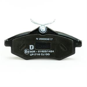 Delphi LP1716 Brake Pad Set, disc brake LP1716