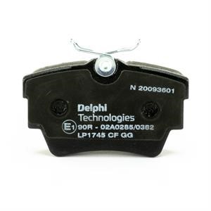Delphi LP1745 Brake Pad Set, disc brake LP1745
