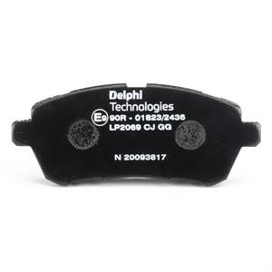 Delphi LP2069 Brake Pad Set, disc brake LP2069
