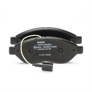Delphi LP2498 Brake pad set LP2498 LP2498 Delphi Brake pad set