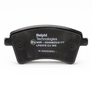 Delphi LP2708 Brake Pad Set, disc brake LP2708
