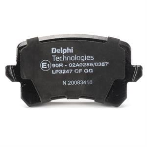 Delphi LP3247 Brake Pad Set, disc brake LP3247