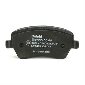 Delphi LP3551 Brake Pad Set, disc brake LP3551