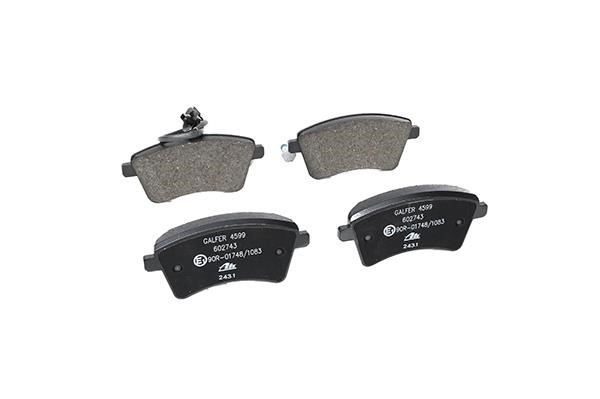 Brake Pad Set, disc brake Ate 13.0460-2743.2