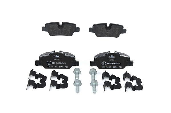 Brake pad kit Mini: 13046027972 Ate Brake pad set