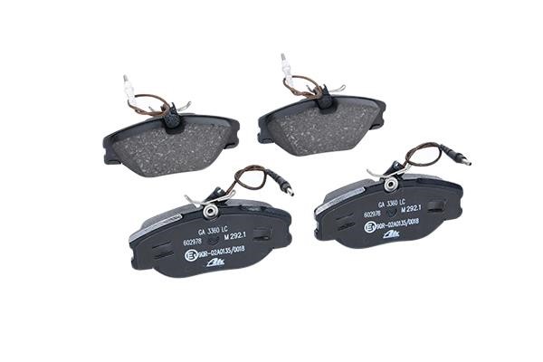 Brake pad set Ate 13.0460-2978.2