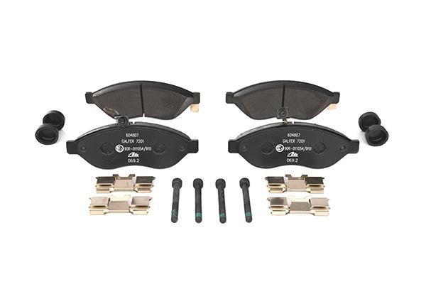 Disc brake pad set Fiat Ducato: 13046048072 Ate Brake pad set