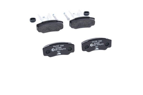 Brake Pad Set, disc brake Ate 13.0460-4980.2