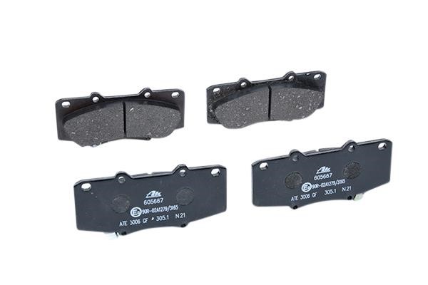 Brake pad set Ate 13.0460-5667.2