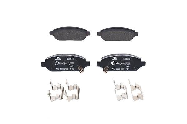 Disc brake pad set Opel Karl: 13046056732 Ate Brake pad set