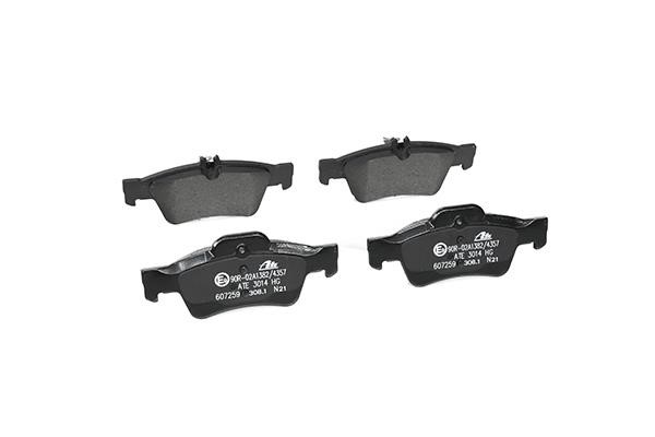 Brake pad set Ate 13.0460-7259.2