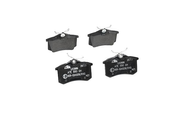 ATE CERAMIC disc brake pads, set Ate 13.0470-2886.2