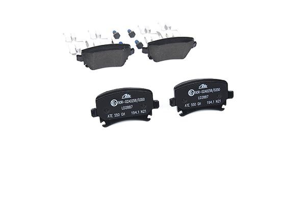 ATE CERAMIC disc brake pads, set Ate 13.0470-2887.2
