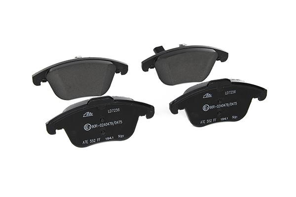 ATE CERAMIC disc brake pads, set Ate 13.0470-7256.2