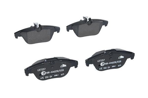 ATE CERAMIC disc brake pads, set Ate 13.0470-7257.2