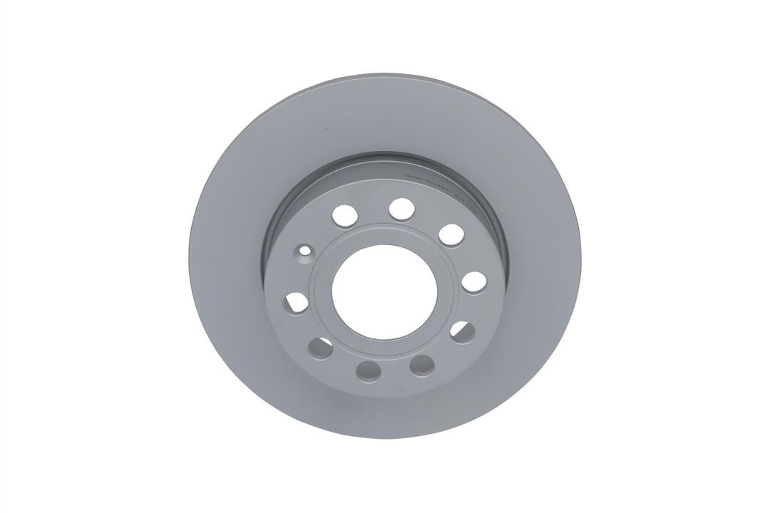 Ate 24.0112-0158.1 Rear brake disc, non-ventilated 24011201581