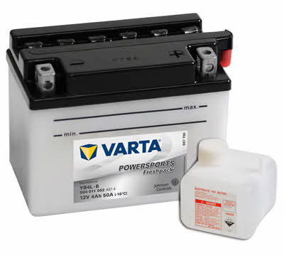 Varta 504011002A514 Battery Varta Powersports Freshpack 12V 4AH 50A(EN) R+ 504011002A514