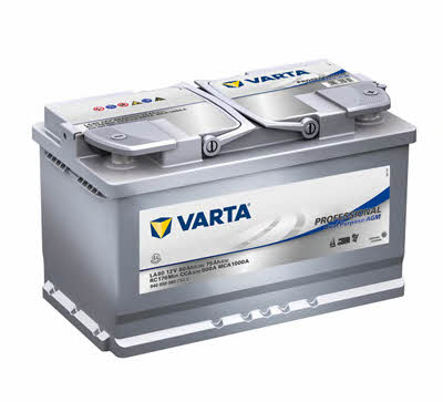 Varta 840080080C542 Battery Varta Professional Dual Purpose AGM 12V 80AH 800A(EN) R+ 840080080C542