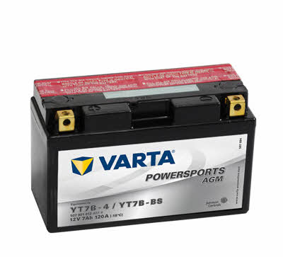 Varta 507901012A514 Battery Varta Powersports AGM 12V 7AH 120A(EN) L+ 507901012A514
