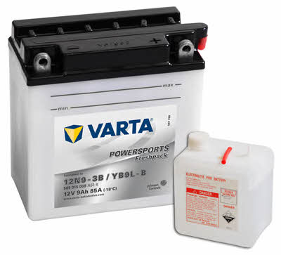 Varta 509015008A514 Battery Varta Powersports Freshpack 12V 9AH 85A(EN) R+ 509015008A514