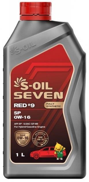 S-Oil SRSP0161 Engine oil S-Oil Seven Red #9 0W-16, 1L SRSP0161