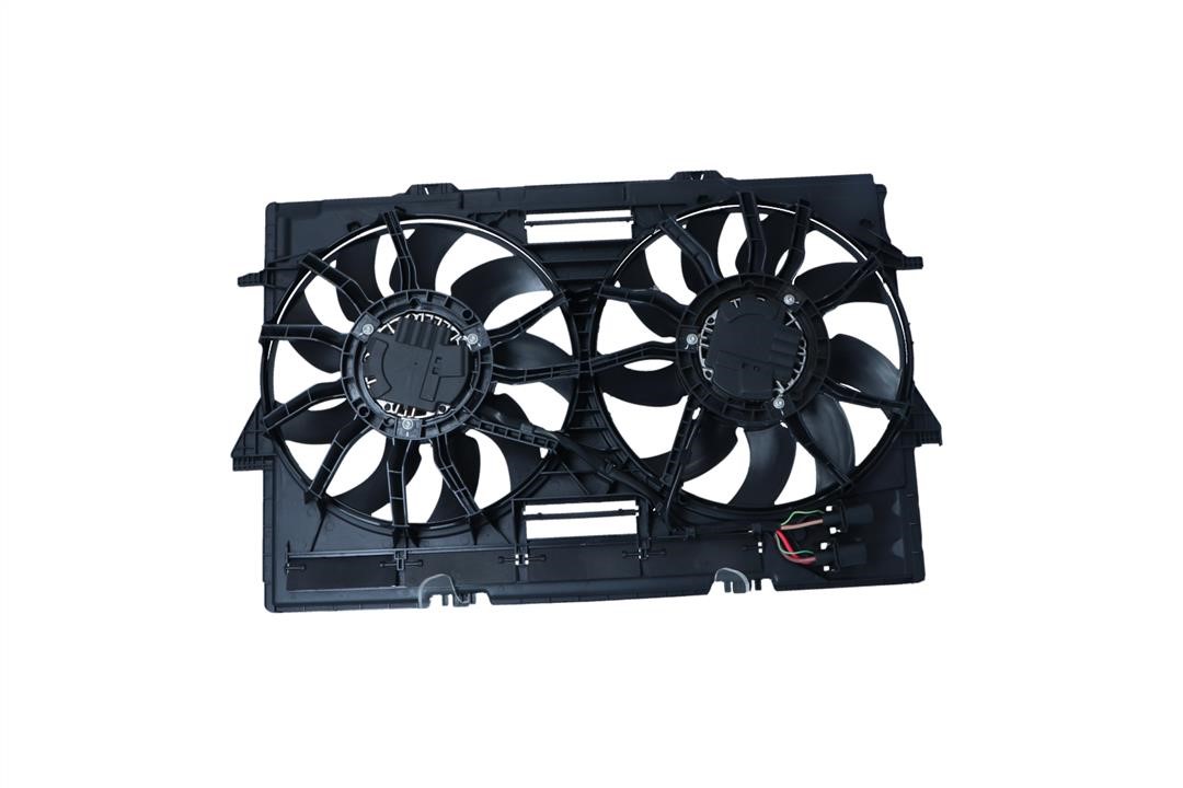 Radiator cooling fan Porsche Macan: 470038 NRF Hub, engine cooling fan wheel