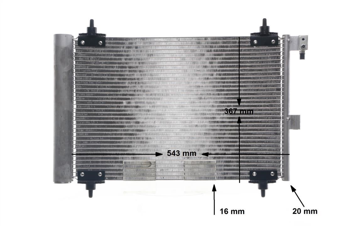 AC350000S Mahle/Behr AC Condenser