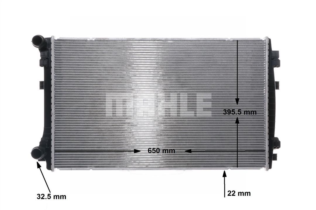 Mahle/Behr CR 2054 000S Radiator, engine cooling CR2054000S