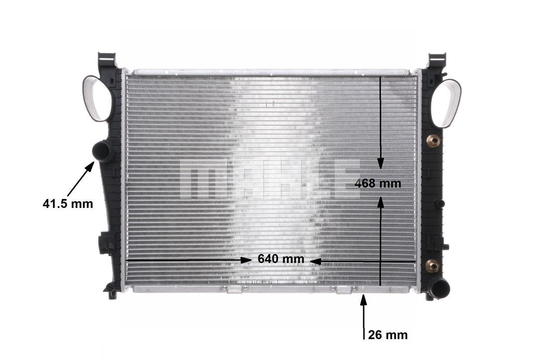 Mahle/Behr CR 304 000S Radiator, engine cooling CR304000S