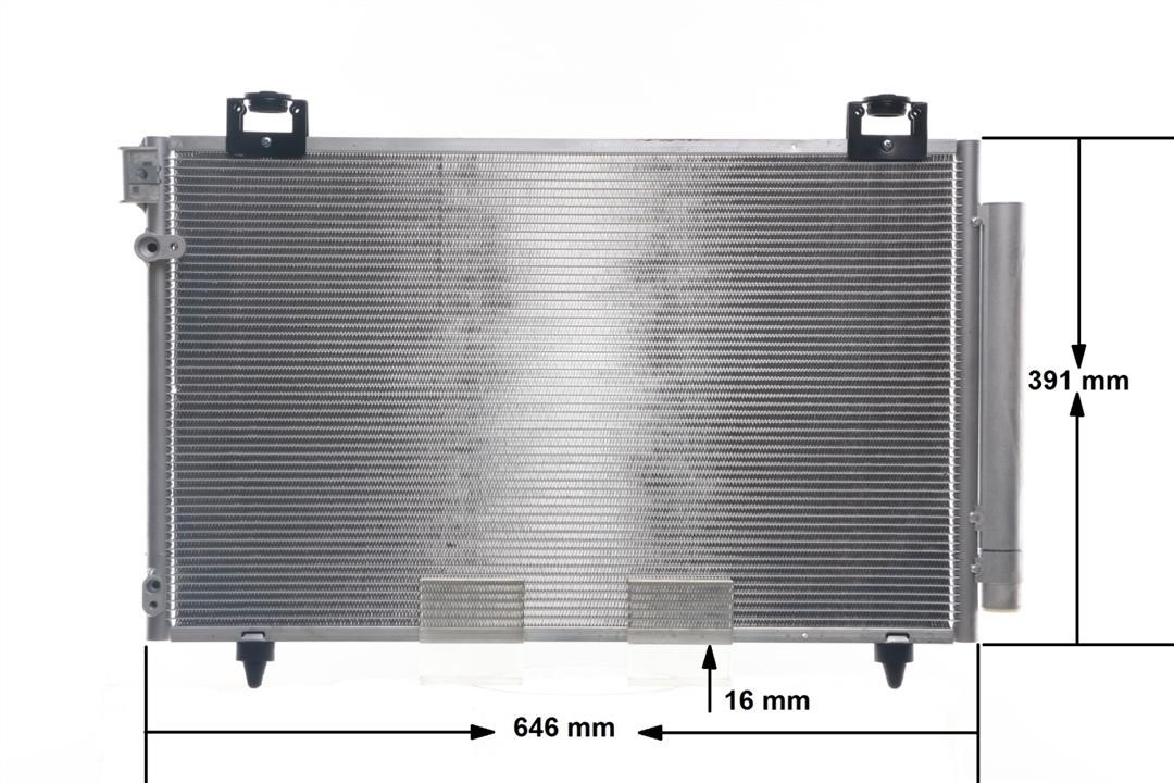 Air con condenser Toyota Avensis: AC831000S Mahle/Behr AC Condenser
